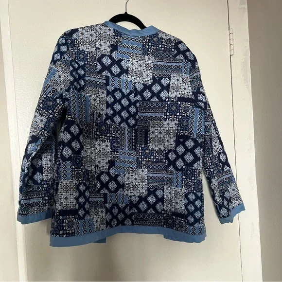 Vintage Maggie Sweet Blue Quilted Jacket - Picture 3 of 3